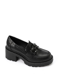 GER-DVTX-014 Heeled Leather Loafer