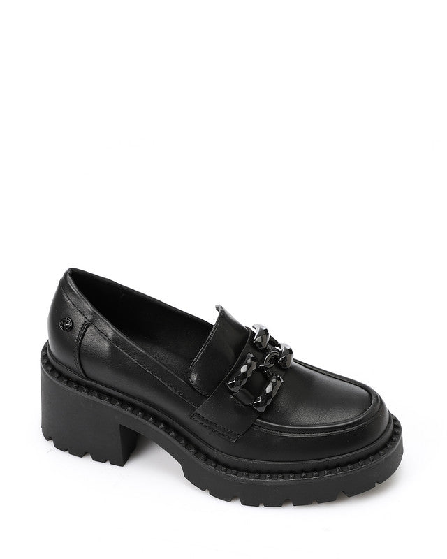 GER-DVTX-014 Heeled Leather Loafer