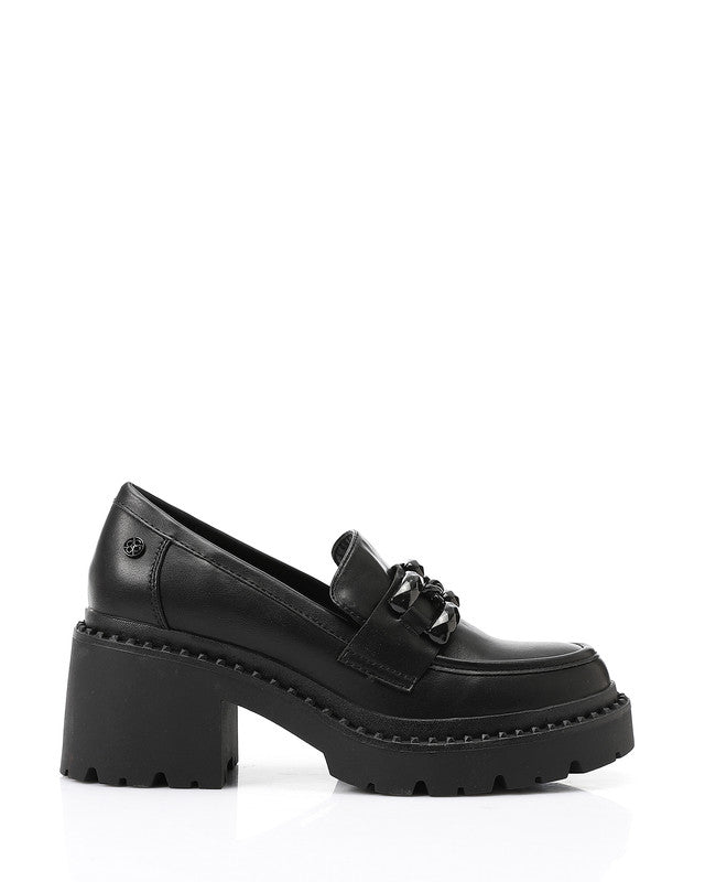 GER-DVTX-014 Heeled Leather Loafer