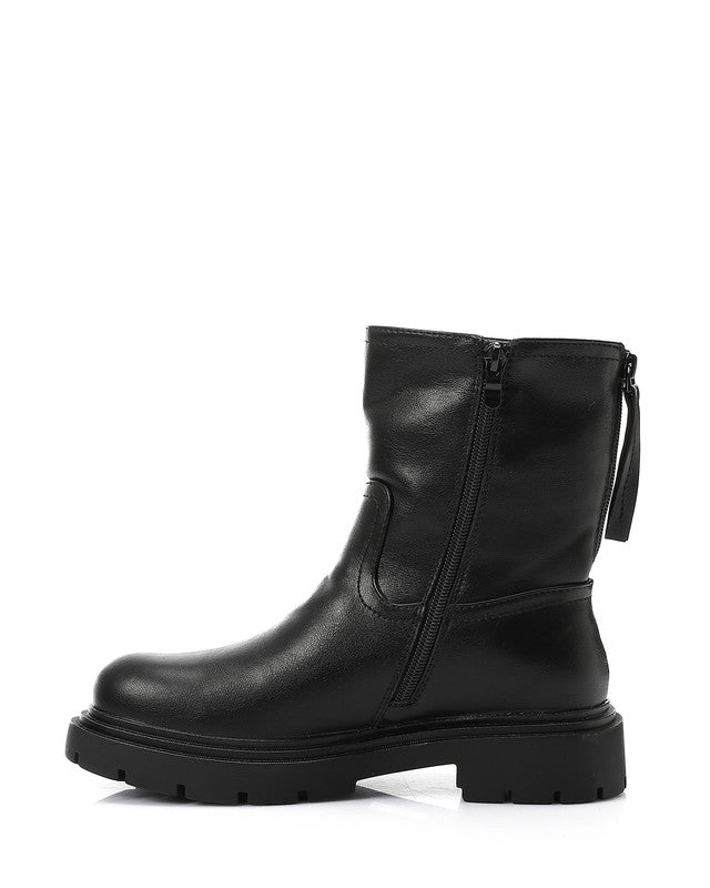 GER-DVTX-018 Zipper Closure Ankle Boots