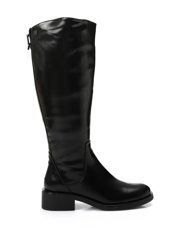 GER-DVTX-020 Leather Knee High Boots