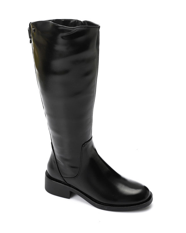 GER-DVTX-020 Leather Knee High Boots