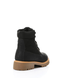 GER-DVTX-023 Leather Combat Ankle Boots