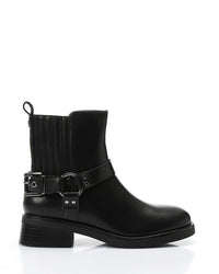 GER-DVTX-024 Mid Heel Biker Boots