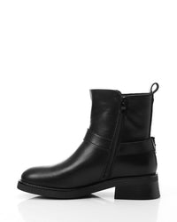 GER-DVTX-024 Mid Heel Biker Boots