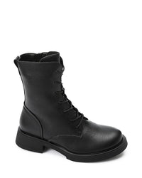 GER-DVTX-027 Mid Heel Combat Boots