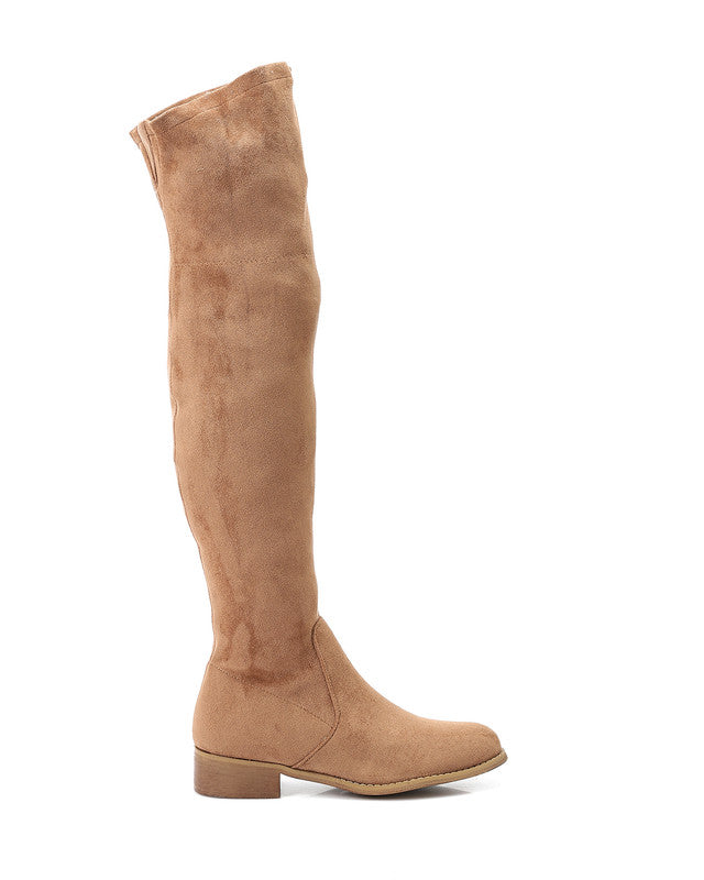 GER-DVTX-029  Over Knee Suede Plain Boot