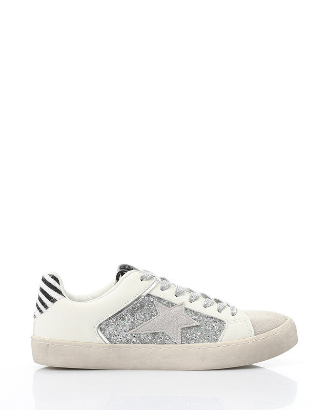 GER-DVTX-035 Glittery White Sneakers