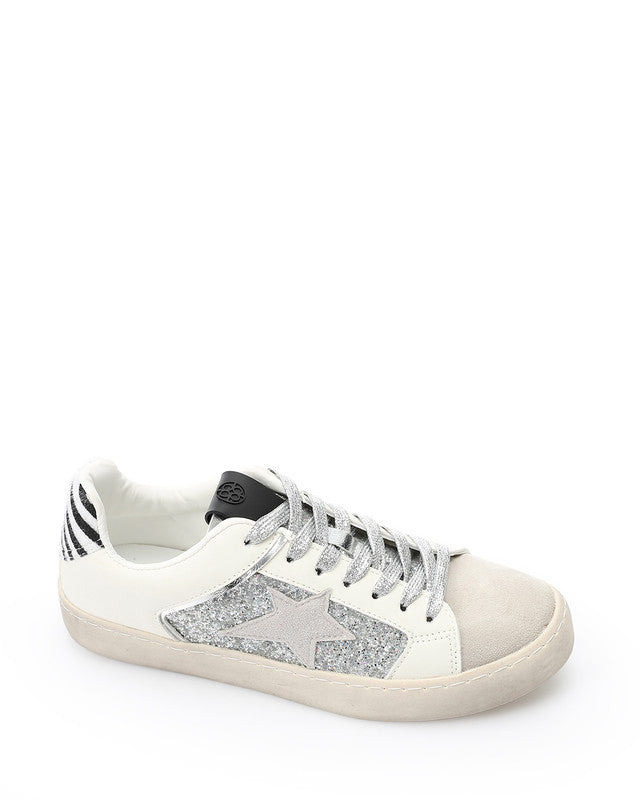 GER-DVTX-035 Glittery White Sneakers