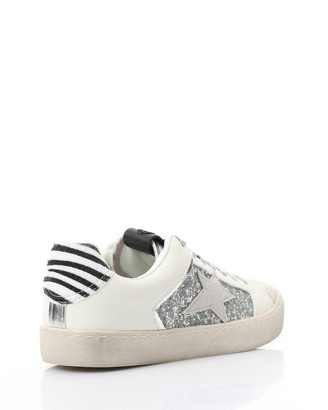 GER-DVTX-035 Glittery White Sneakers