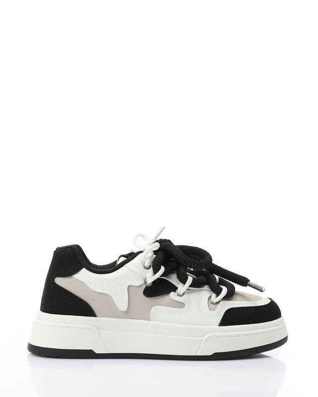 GER-DVTX-038 Lace Up Platform Sneakers