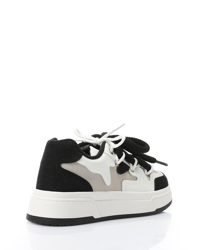 GER-DVTX-038 Lace Up Platform Sneakers