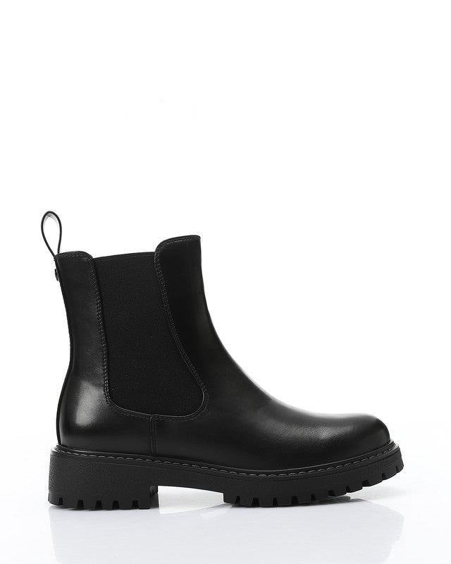 GOR-DVTX-007 Leather Slip On Ankle Boots