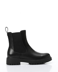 GOR-DVTX-007 Leather Slip On Ankle Boots