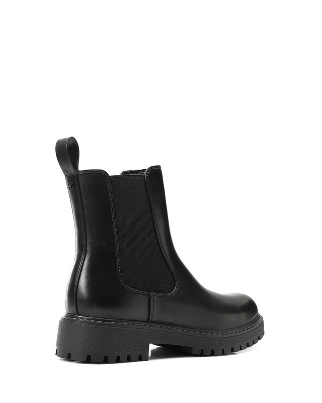GOR-DVTX-007 Leather Slip On Ankle Boots