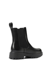 GOR-DVTX-007 Leather Slip On Ankle Boots