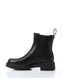 GOR-DVTX-007 Leather Slip On Ankle Boots