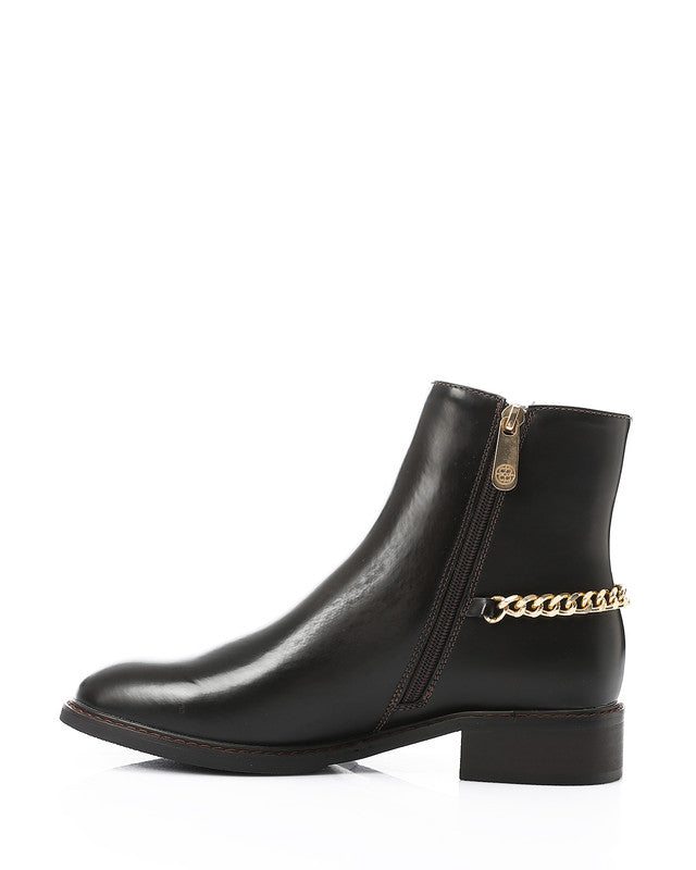 GOR-DVTX-008 Oval Toe Shape Ankle Boots