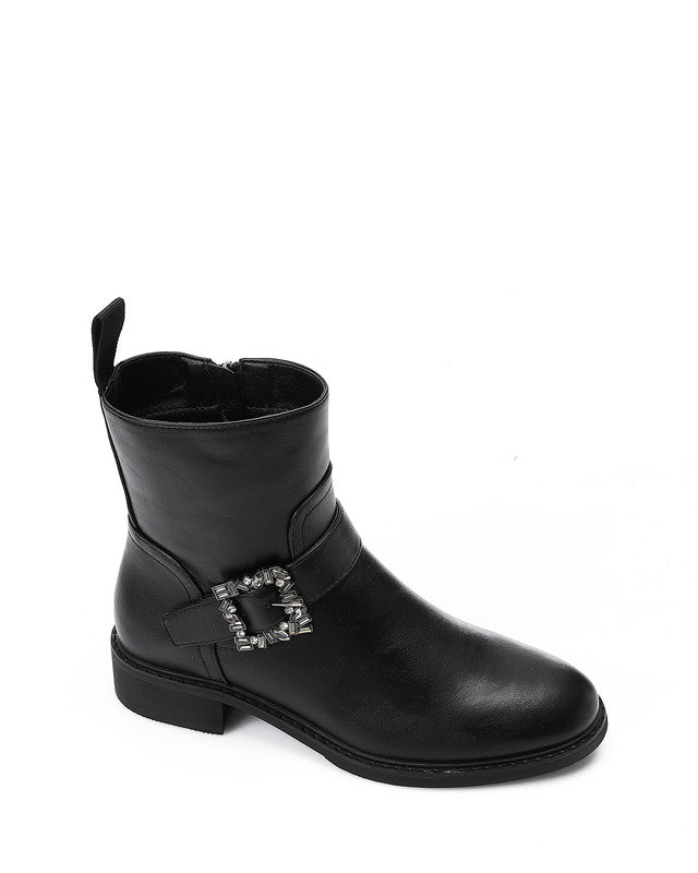GOR-DVTX-009 Decorative Diamond Ankle Boots