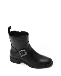 GOR-DVTX-009 Decorative Diamond Ankle Boots