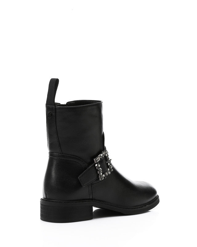 GOR-DVTX-009 Decorative Diamond Ankle Boots
