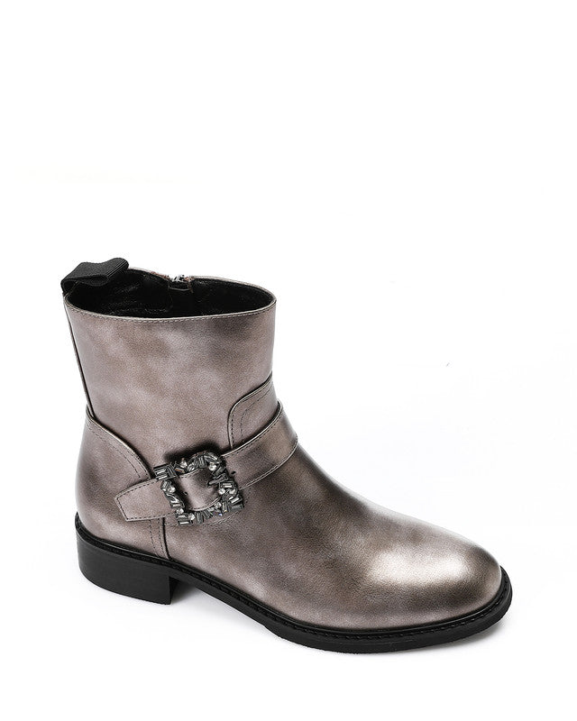 GOR-DVTX-009 Decorative Diamond Ankle Boots