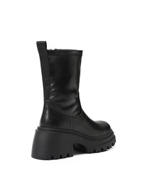 GOR-DVTX-011 Zipped Heeled Chunky Boots
