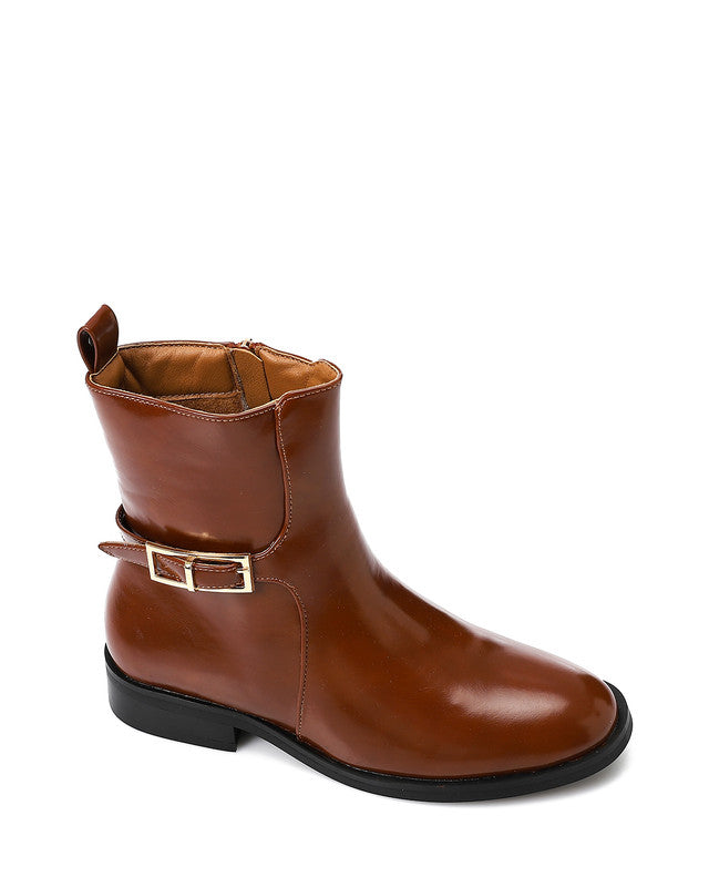 GPS-DVTX-001 Round Toecap Leather Boot