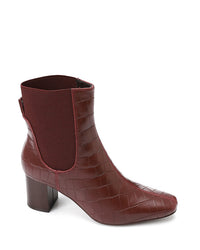 GPS-DVTX-003 Croc Texture Heeled Boots