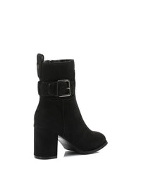 GPS-DVTX-009 Decortive Heeled Suede Ankle Boots