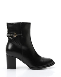 GPS-DVTX-010 Decorative Straps Ankle Boots