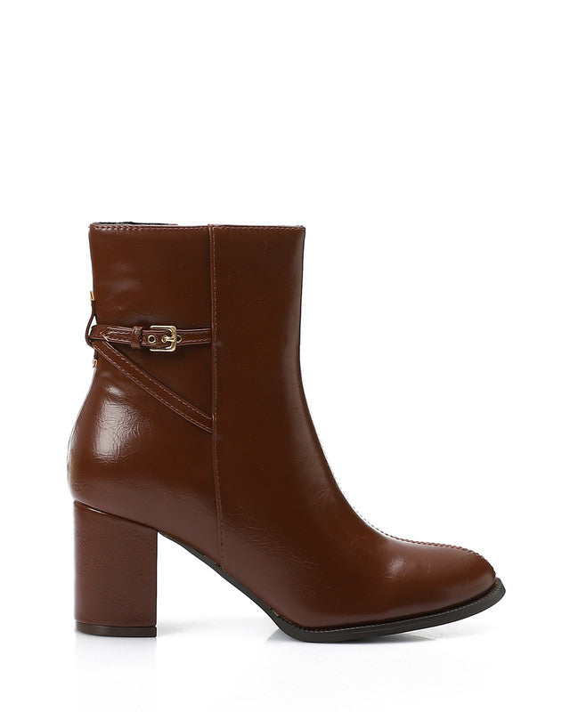 GPS-DVTX-010 Decorative Straps Ankle Boots