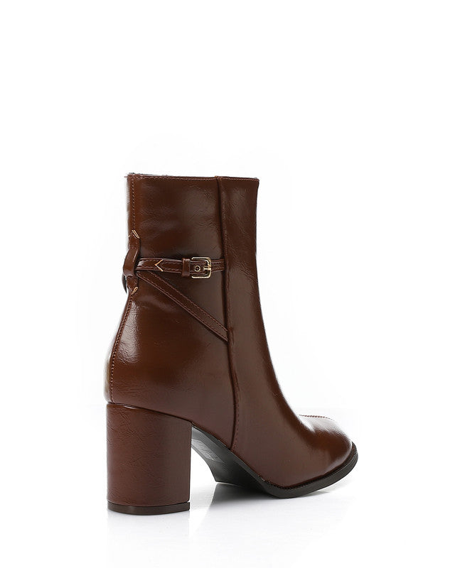 GPS-DVTX-010 Decorative Straps Ankle Boots