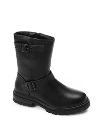 GPS-DVTX-012 Zipped Mid Calf Biker Boots