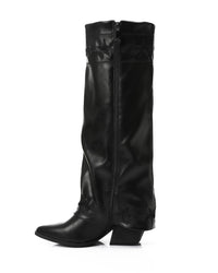 GPS-DVTX-014 Heeled Fold Knee High Boots