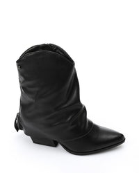 GPS-DVTX-015 Pointed Toe Shape Mid Calf Boots