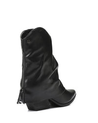 GPS-DVTX-015 Pointed Toe Shape Mid Calf Boots