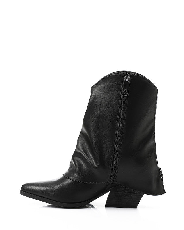 GPS-DVTX-015 Pointed Toe Shape Mid Calf Boots