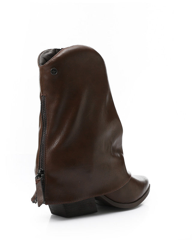 GPS-DVTX-015 Pointed Toe Shape Mid Calf Boots