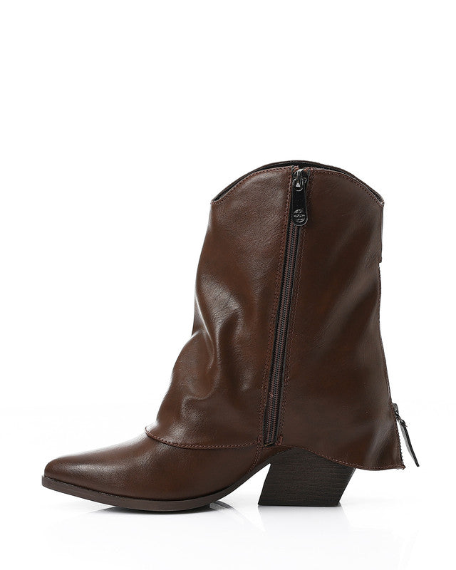 GPS-DVTX-015 Pointed Toe Shape Mid Calf Boots