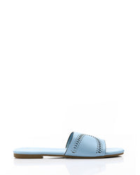 HOT-DJTV-006 Perforated Leather Slipper