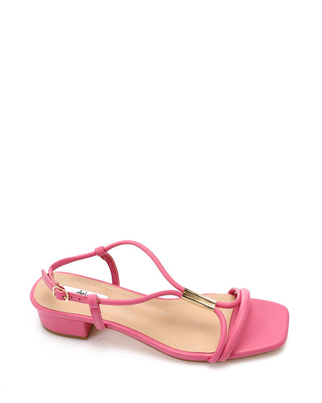 HOT-DJTV-008 Strappy Mid Heel Sandal
