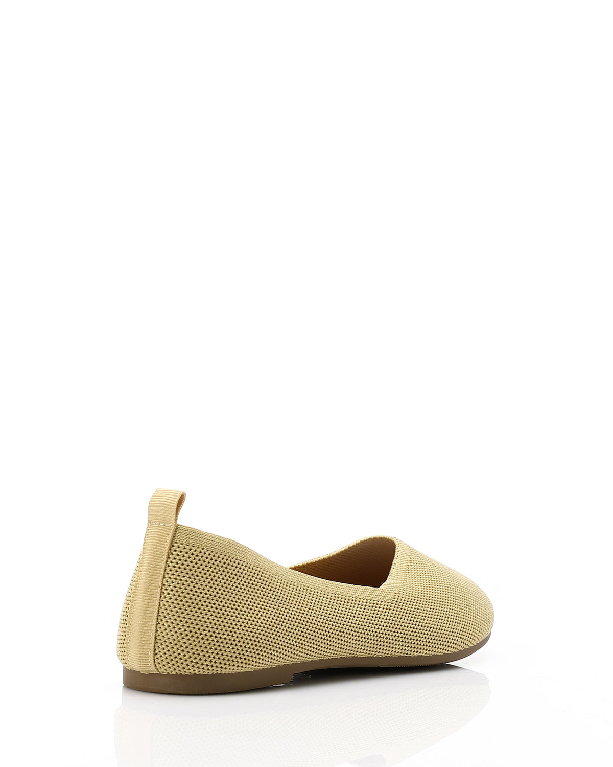 HOT-DJTV-010 Glittery Oval Toe Shape Flat Shoes