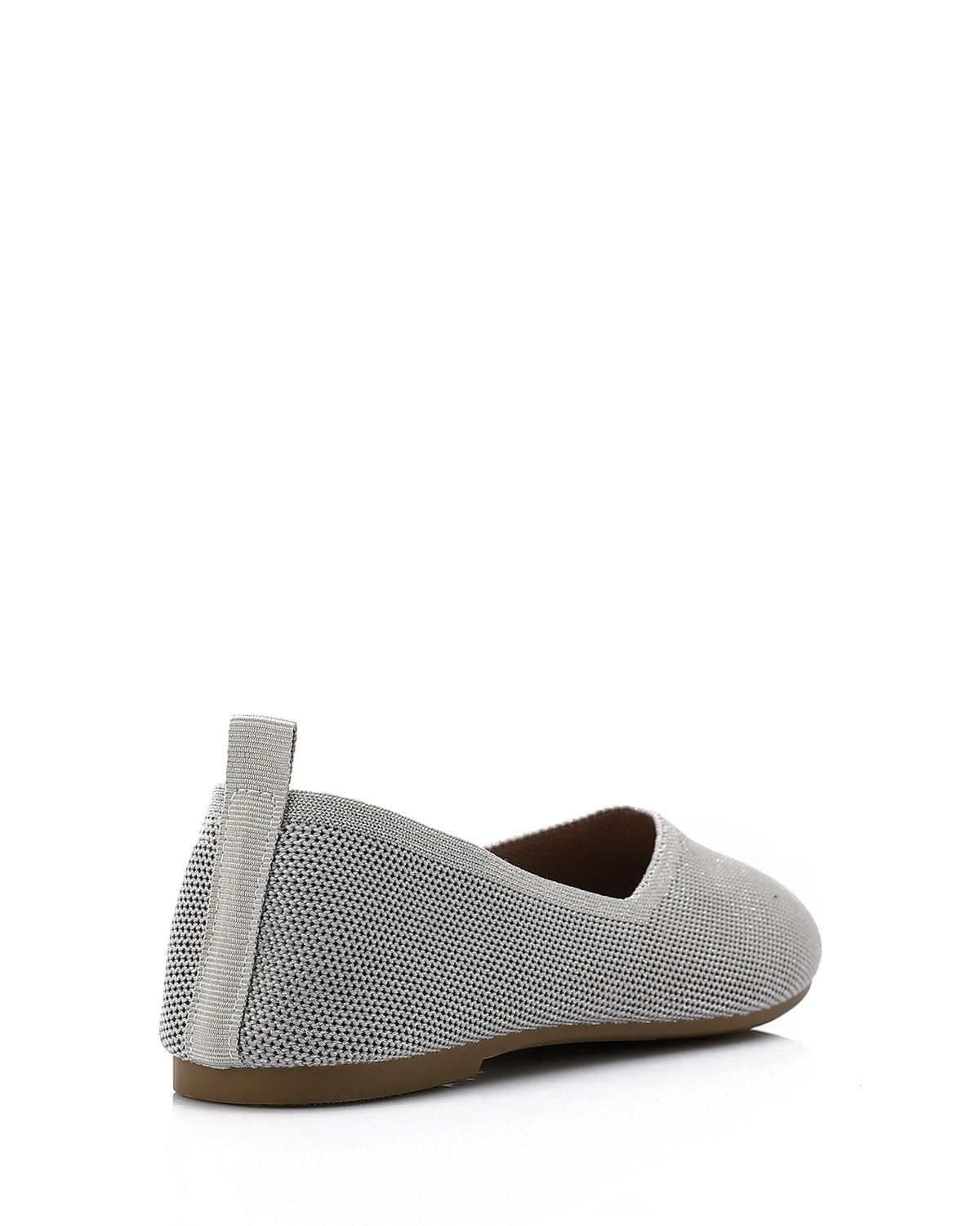 HOT-DJTV-010 Glittery Oval Toe Shape Flat Shoes