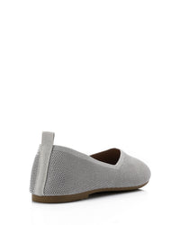 HOT-DJTV-010 Glittery Oval Toe Shape Flat Shoes