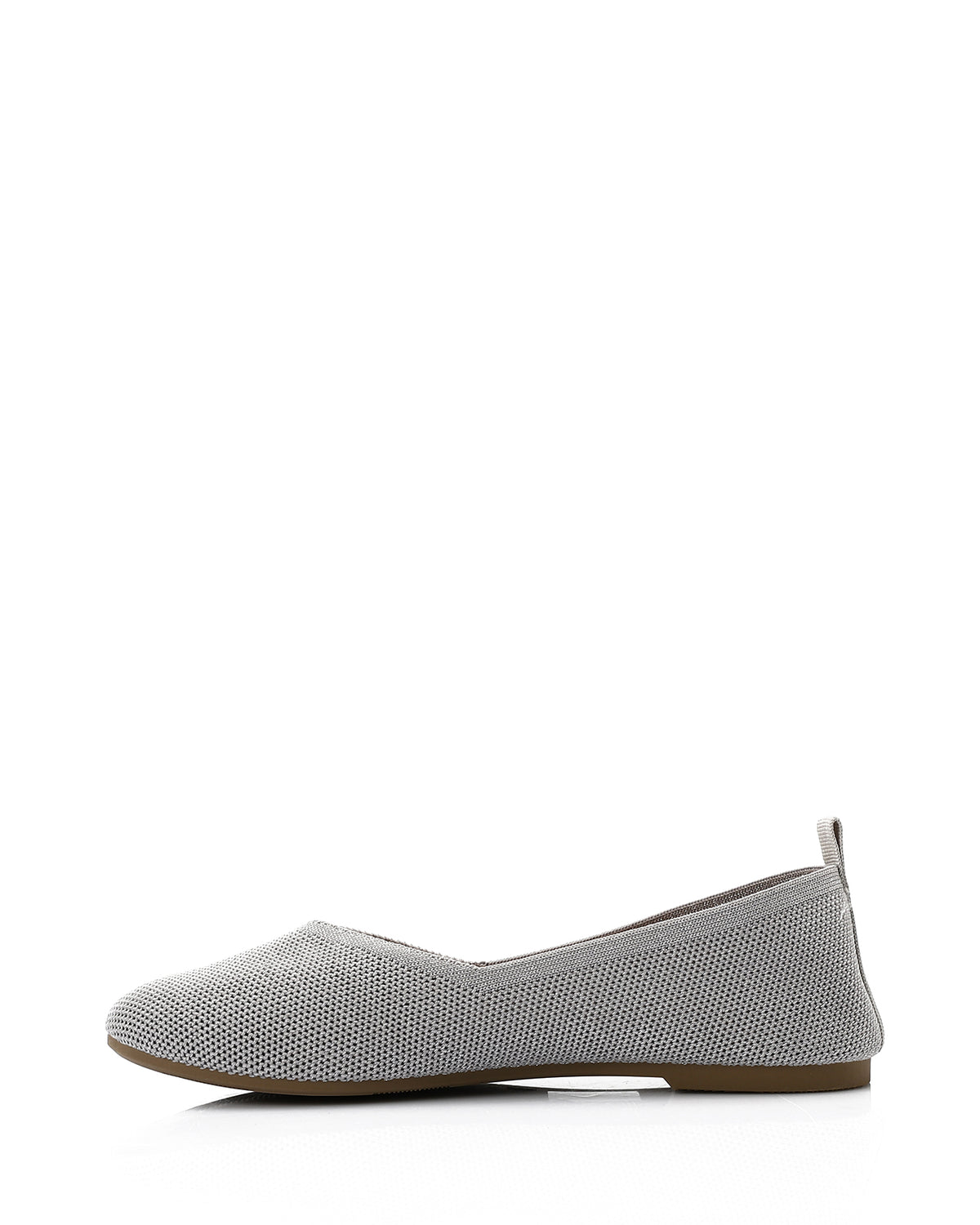 HOT-DJTV-010 Glittery Oval Toe Shape Flat Shoes