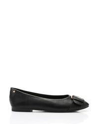 HOT-DVTX-003 Round Toe Cap Buckle Ballerina