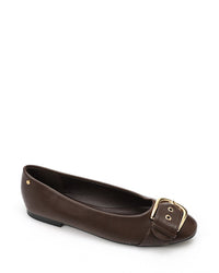 HOT-DVTX-003 Round Toe Cap Buckle Ballerina