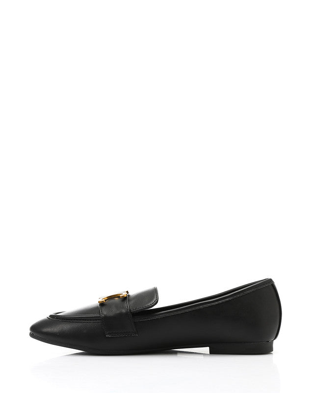 HOT-DVTX-004 Leather Buckle Loafer