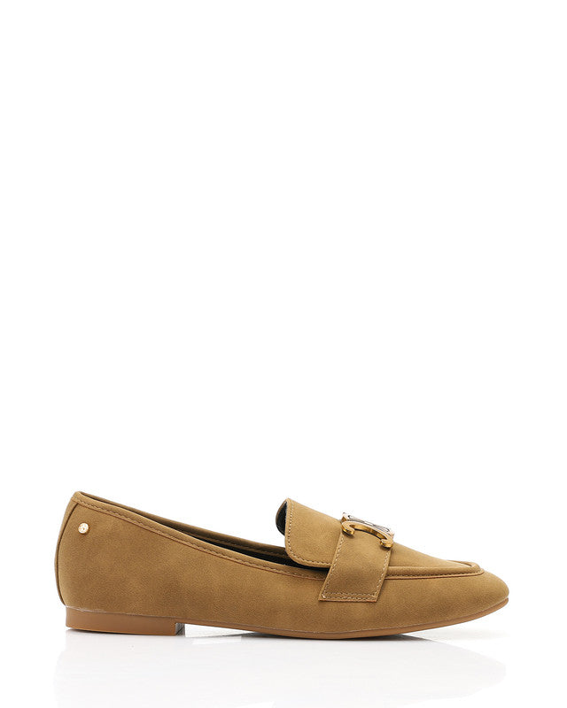 HOT-DVTX-004 Leather Buckle Loafer